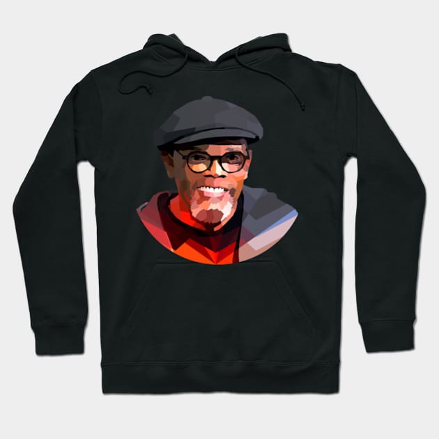 Samuel L Jackson Hoodie by Worldengine